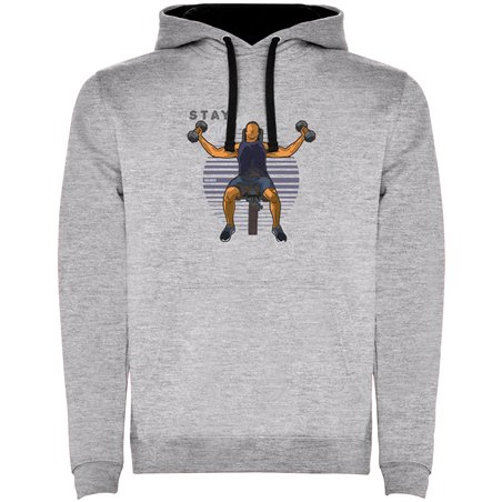 Hoodie Gym Stay Strong Unisex