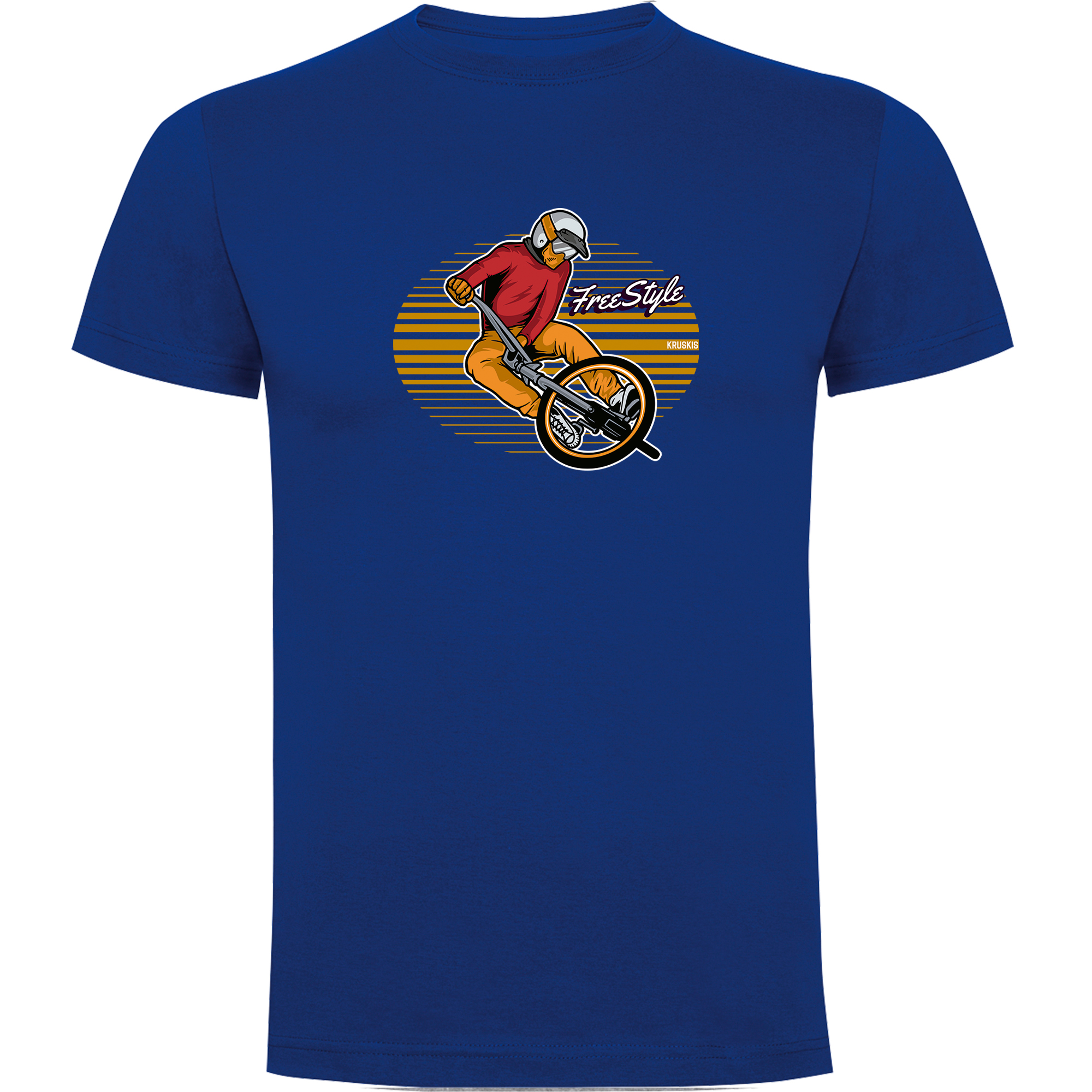 T Shirt BMX Freestyle Rider Korte Mowen Man