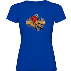 T Shirt BMX Freestyle Rider Kortarmad Kvinna