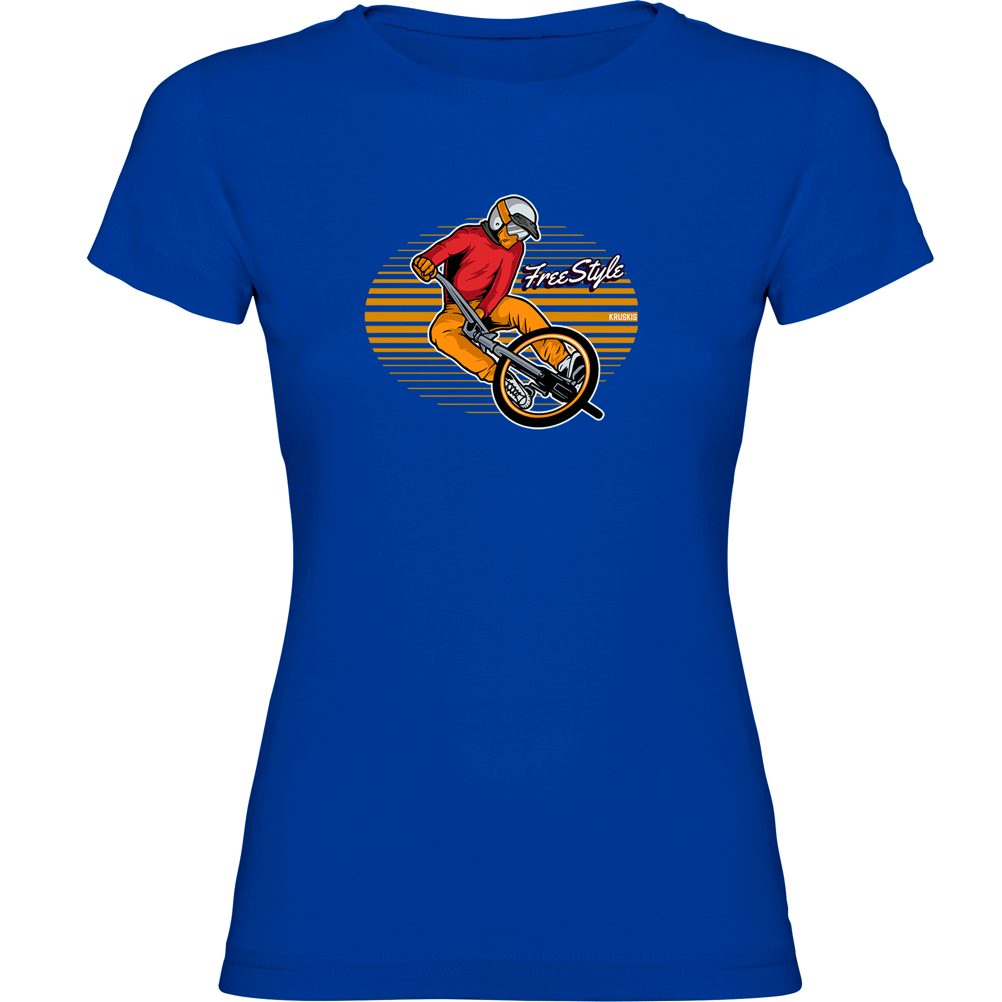T Shirt BMX Freestyle Rider Manche Courte Femme