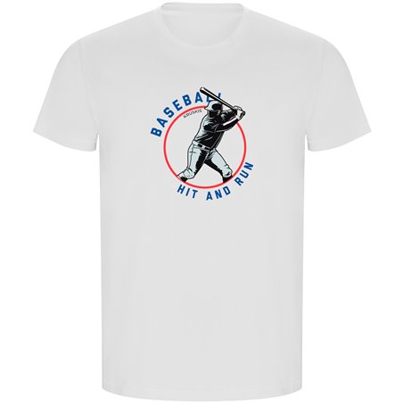 T Shirt ECO Le base-ball Hit and Run Manche Courte Homme