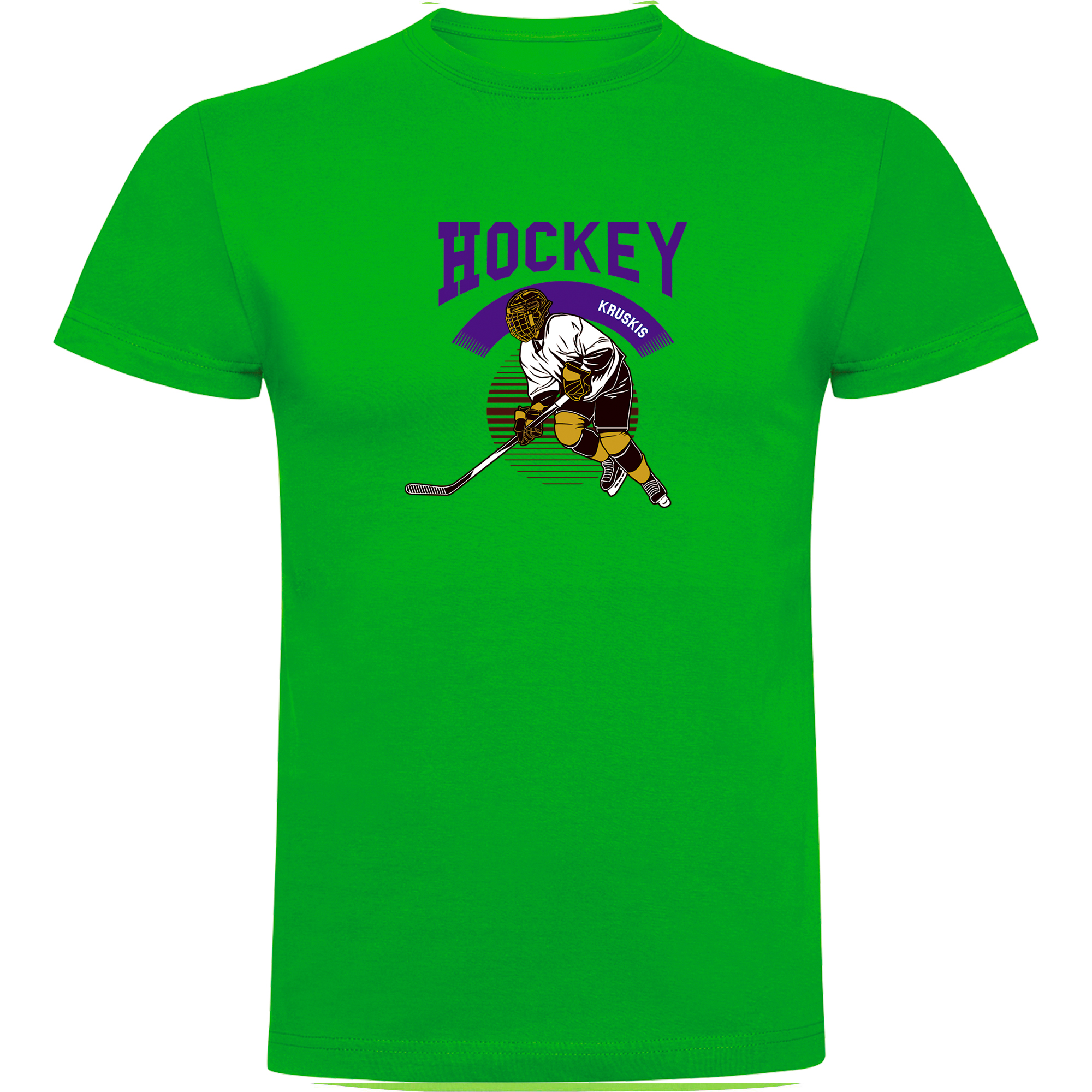 T Shirt Hockey Hockey Player Short Sleeves Man