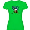 T Shirt Hockey Hockey Player Manica Corta Donna