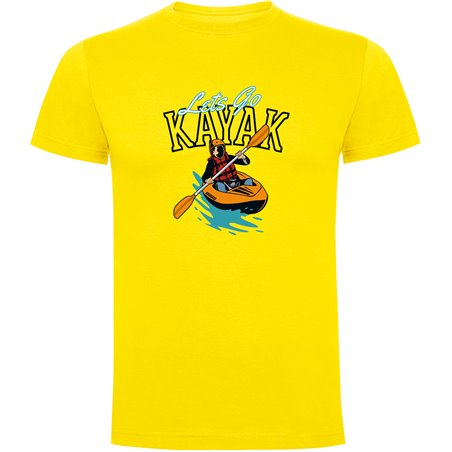 T Shirt Kayak Lets Go Krotki Rekaw Czlowiek