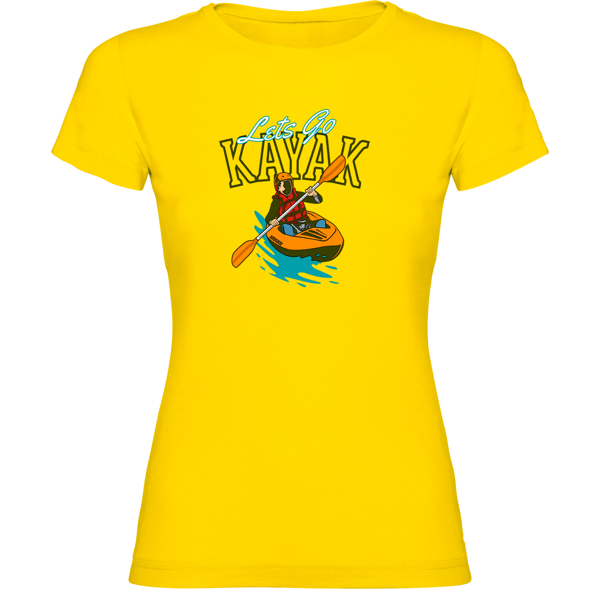 Camiseta Kayak Lets Go Manga Corta Mujer