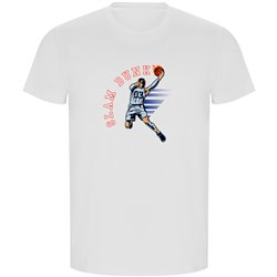 T Shirt ECO Basketbal Slam Dunk Korte Mowen Man