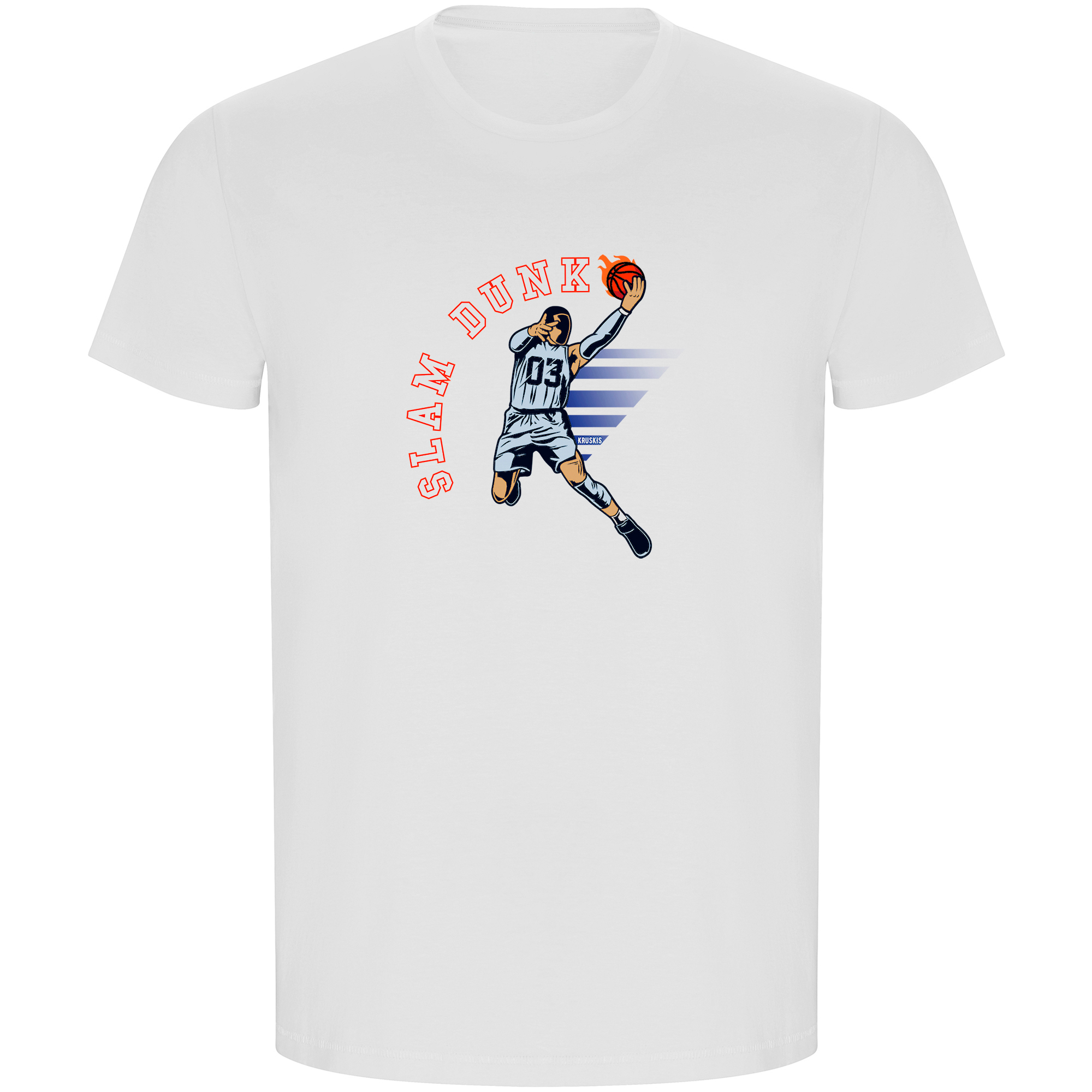 T Shirt ECO Basketball Slam Dunk Kurzarm Mann