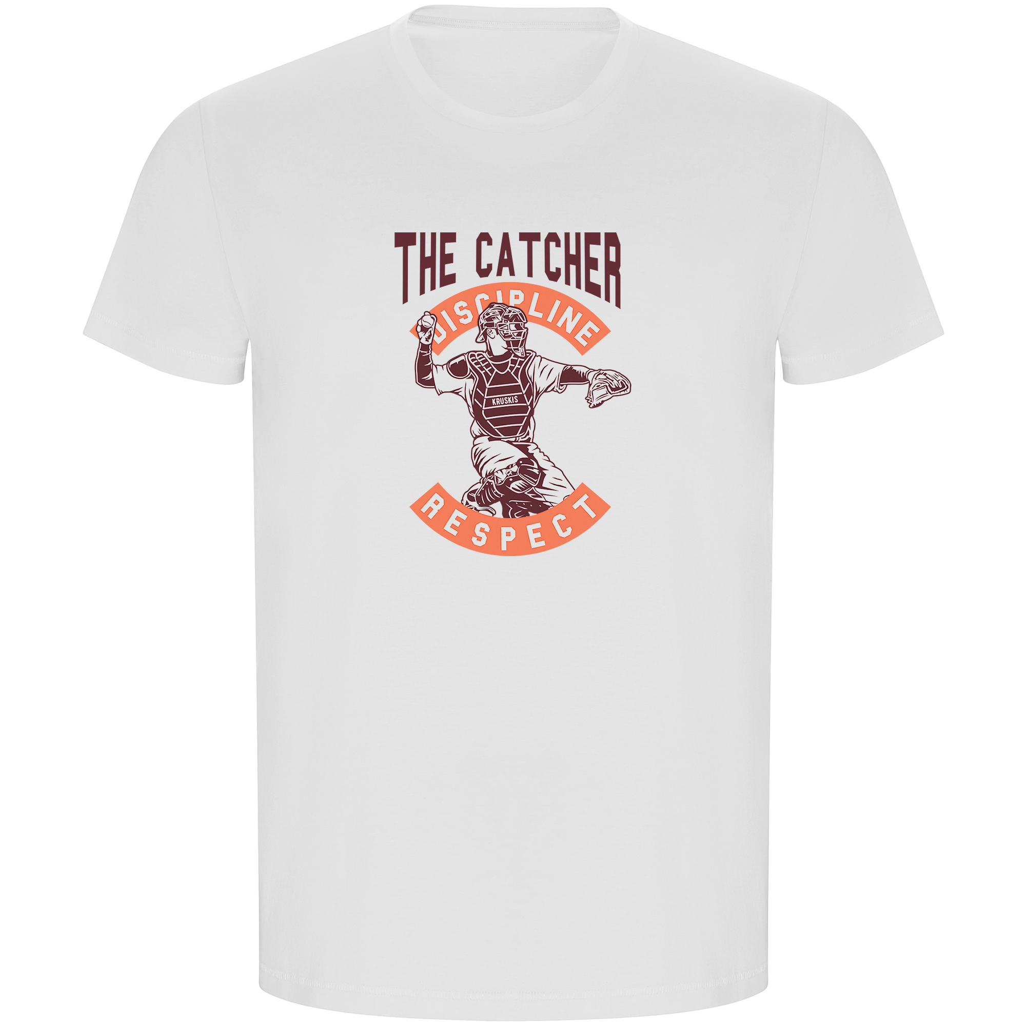 Camiseta ECO Beisbol Catcher Discipline Manga Corta Hombre