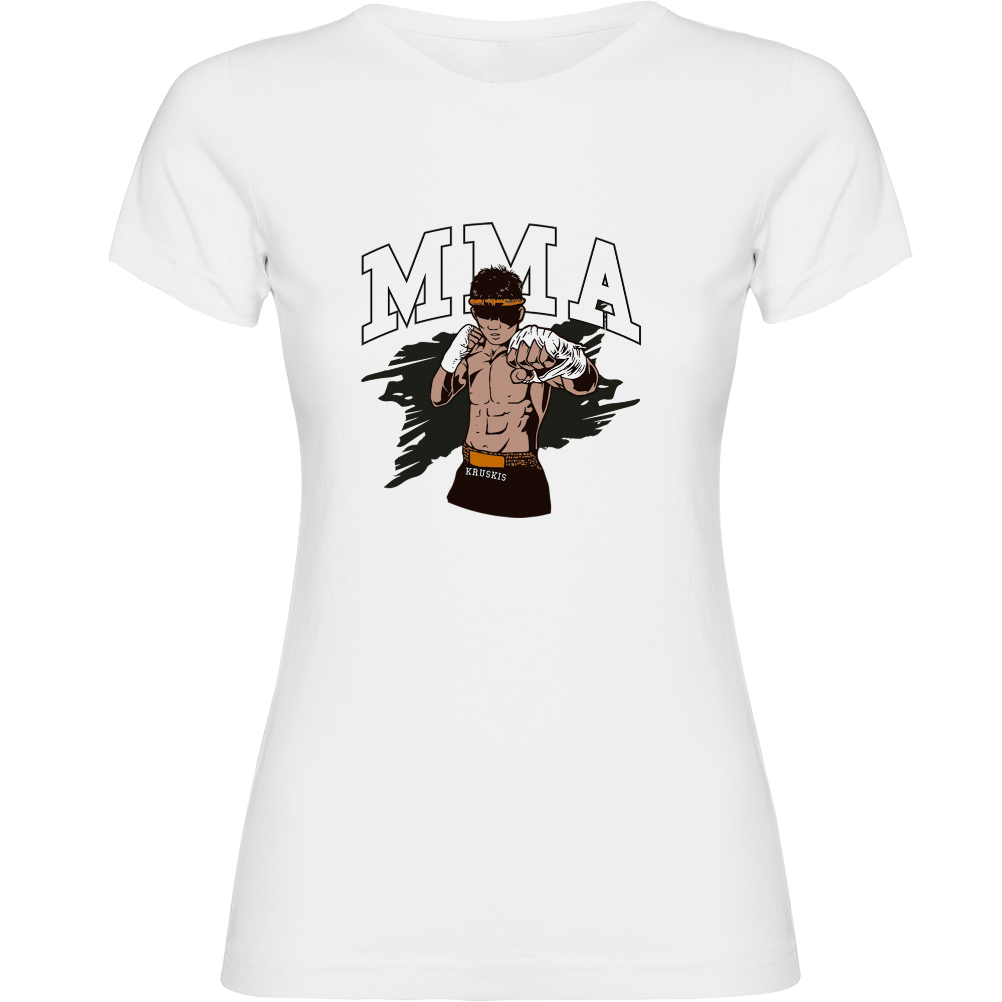 T Shirt MMA Fighter Kurzarm Frau