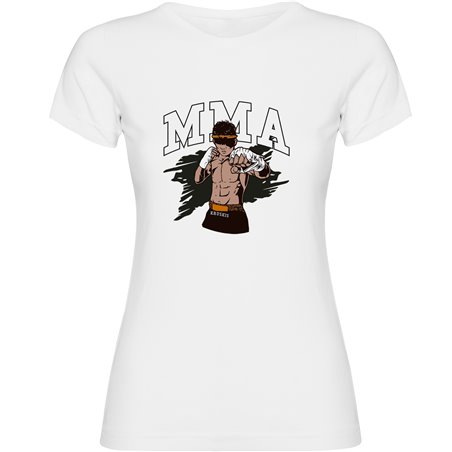 T Shirt MMA Fighter Kortarmad Kvinna