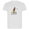 T Shirt ECO Golf Golfer Krotki Rekaw Czlowiek