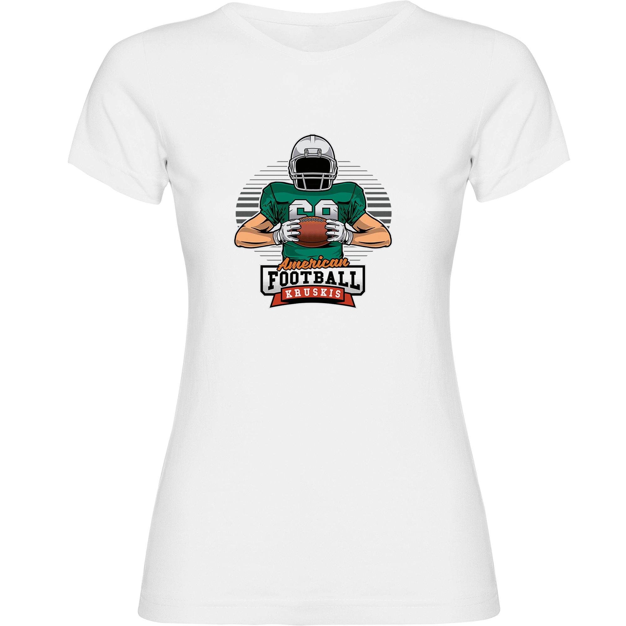 T Shirt Rugby Ready Manche Courte Femme