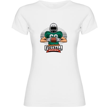 T shirt Rugby Ready Short Sleeves Woman