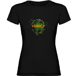 T Shirt Fitnessstudio Believe Kurzarm Frau