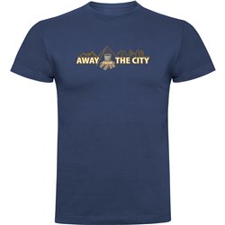 T Shirt Wandern Away from City Kurzarm Mann