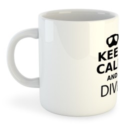 Tazza 325 ml Immersione Keep Calm And Dive