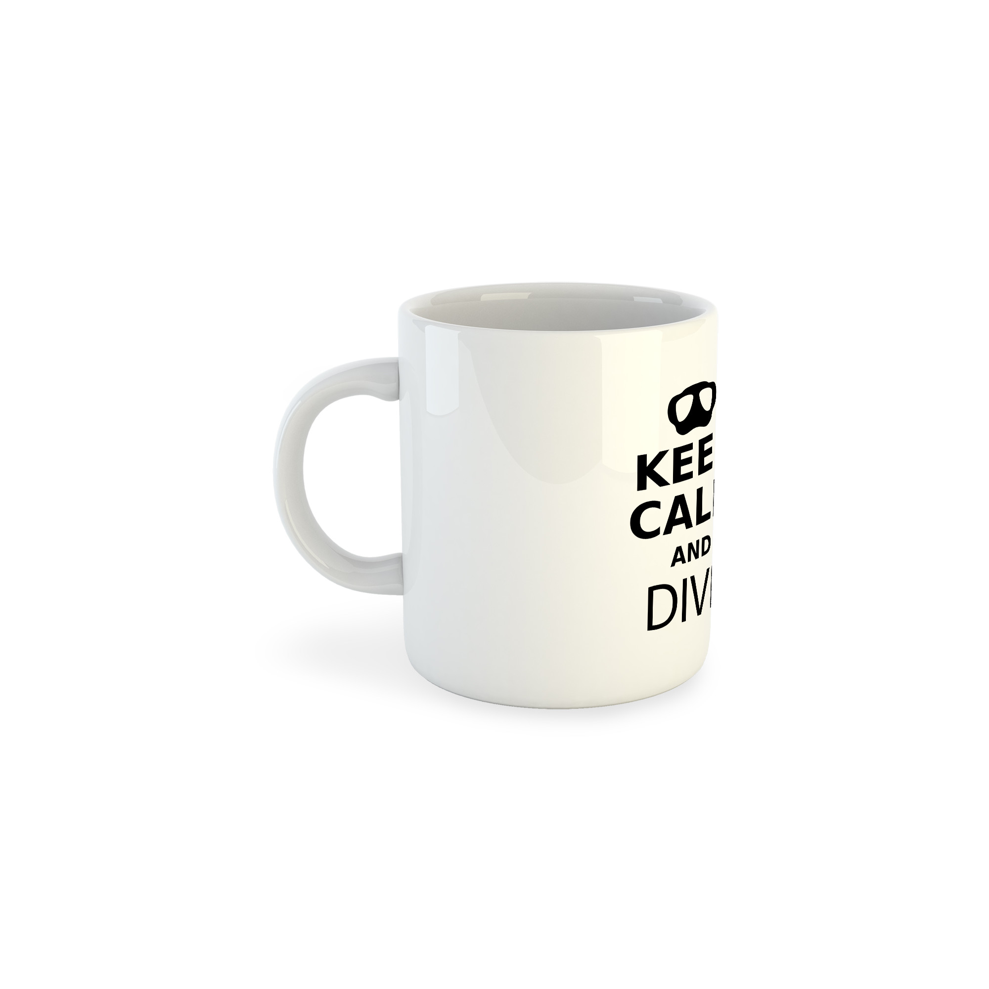 Kopp 325 ml Dykning Keep Calm And Dive