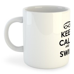 Mug 325 ml Swimming Keep Calm and Swim
