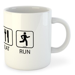 Mug 325 ml Running Sleep Eat And Run