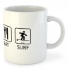 Tasse 325 ml Surf Surf Sleep Eat and Surf