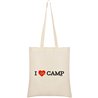 Bag Cotton Trekking I Love Camp Unisex