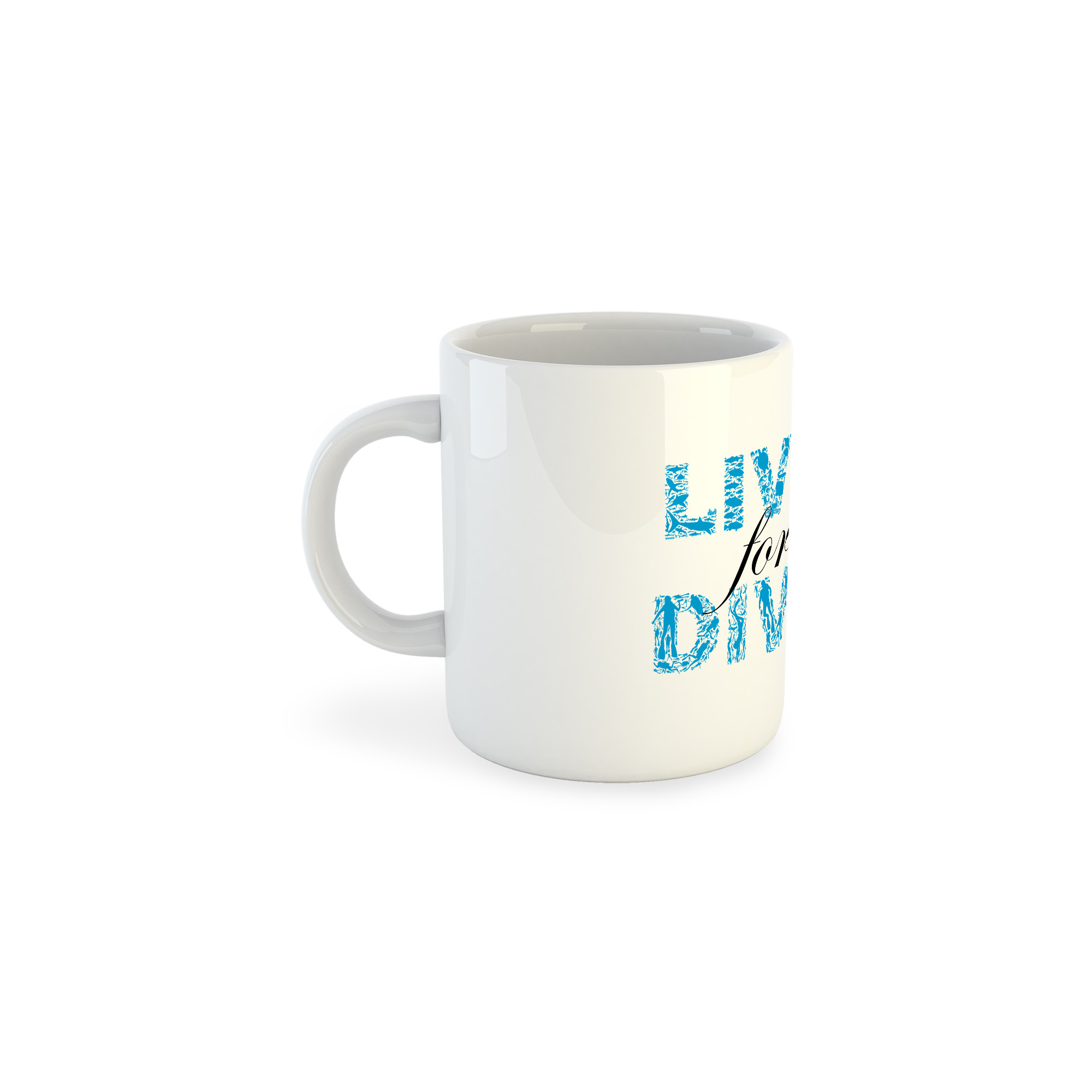 Taza 325 ml Buceo Live For Dive