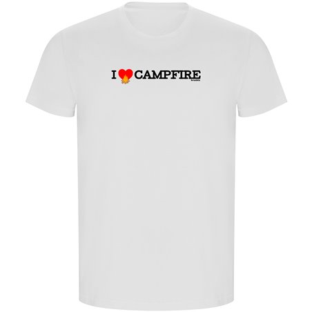 T Shirt ECO Trekking I Love Campfire Manica Corta Uomo