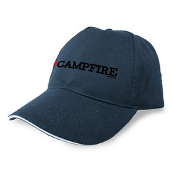 Cap Trekking I Love Campfire Unisex
