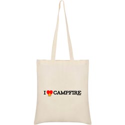 Bag Cotton Trekking I Love Campfire Unisex