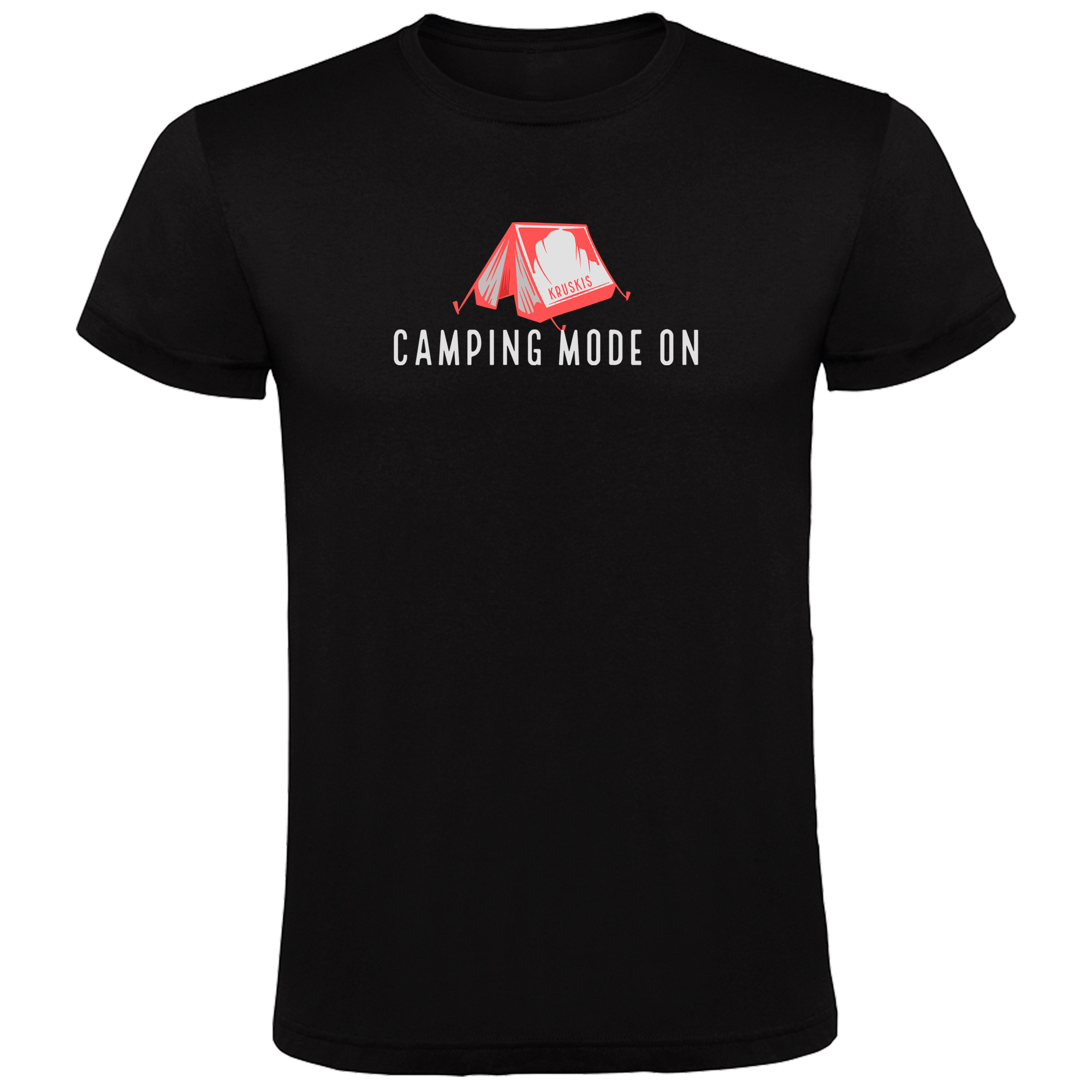 Camiseta Trekking Camping Mode ON Manga Corta Hombre