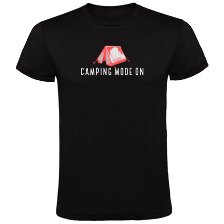 Camiseta Trekking Camping Mode ON Manga Corta Hombre