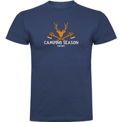 T Shirt Vandring Camping Season Kortarmad Man
