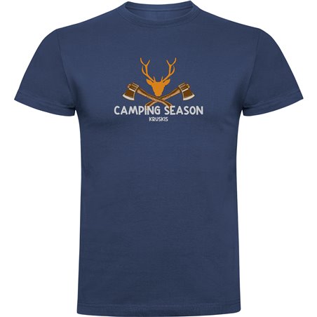 Camiseta Trekking Camping Season Manga Corta Hombre