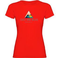 T shirt Trekking Chill and Relax Short Sleeves Woman