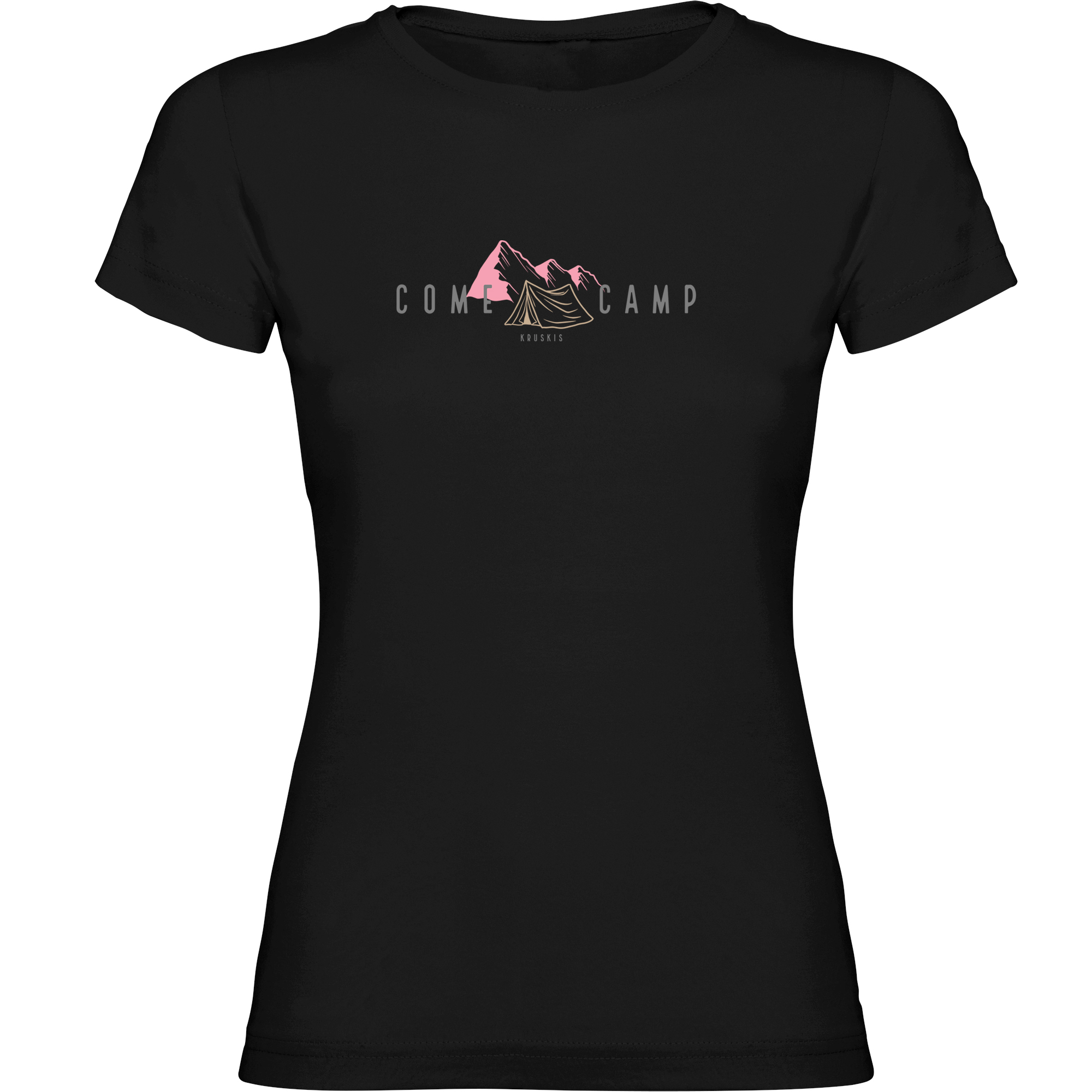 T Shirt Trekking Come and Camp Manica Corta Donna