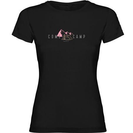 Camiseta Trekking Come and Camp Manga Corta Mujer