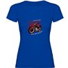 T Shirt Motorcykelakning Custom Motor Kortarmad Kvinna