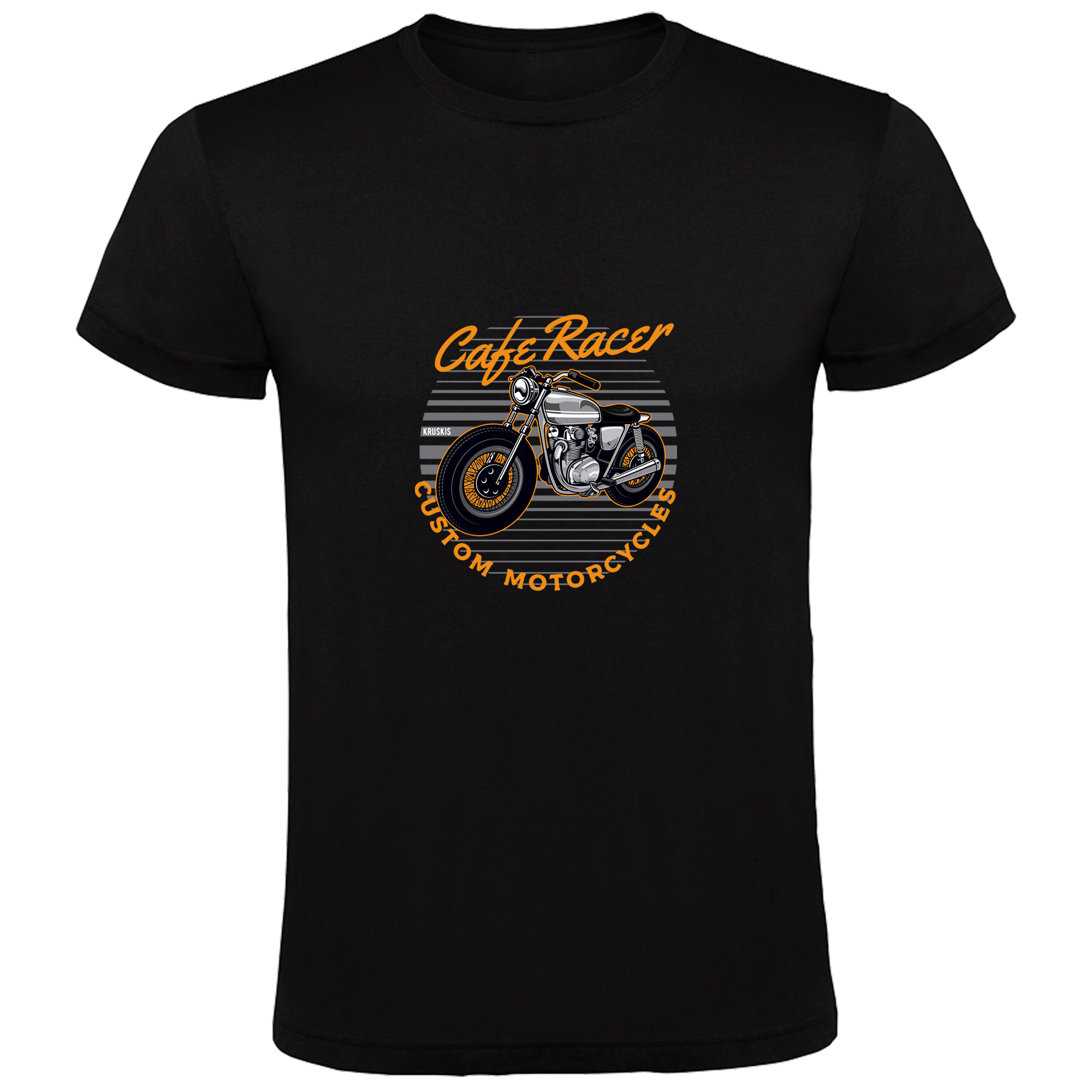 T Shirt Motociclismo Cafe Racer Manica Corta Uomo