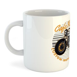 Kopp 325 ml Motorcykelakning Cafe Racer