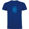 T Shirt Padel Padel Fingerprint Korte Mowen Man