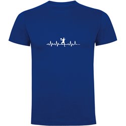 T Shirt Padel Padel Heartbeat Short Sleeves Man