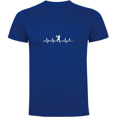 T Shirt Padel Padel Heartbeat Kortarmad Man