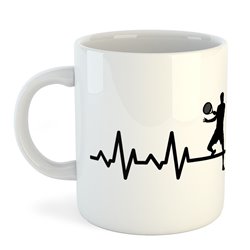 Mug 325 ml Padel Padel Heartbeat