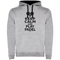 Bluza z Kapturem Padel Keep Calm and Play Padel Unisex