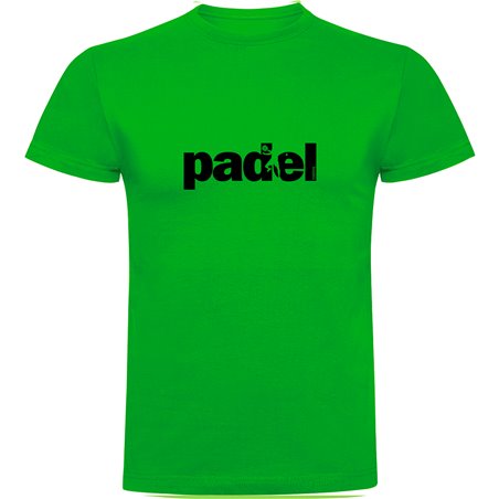 T Shirt Padel Word Padel Short Sleeves Man