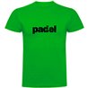 T Shirt Padel Word Padel Manche Courte Homme