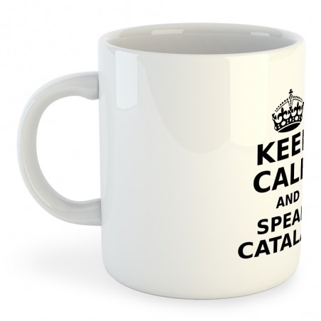 Beker 325 ml Catalonië Keep Calm and Speak Catalan