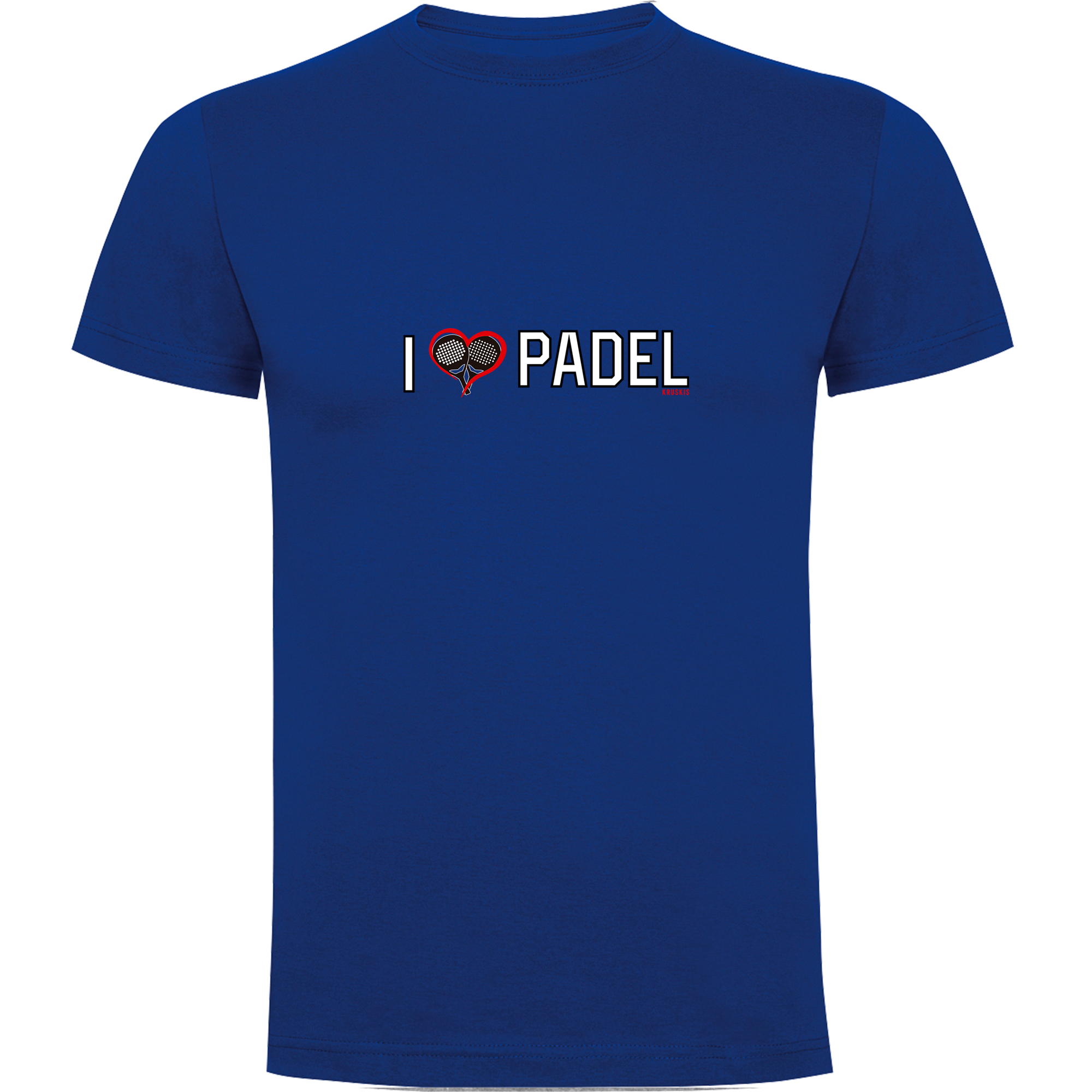 T Shirt Padel I Love Padel Korte Mowen Man