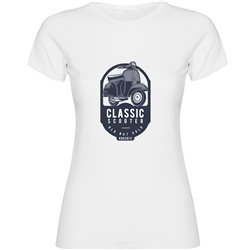 T shirt Motorcycling Classic Scooter Short Sleeves Woman