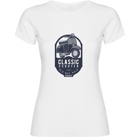 T shirt Motorcycling Classic Scooter Short Sleeves Woman